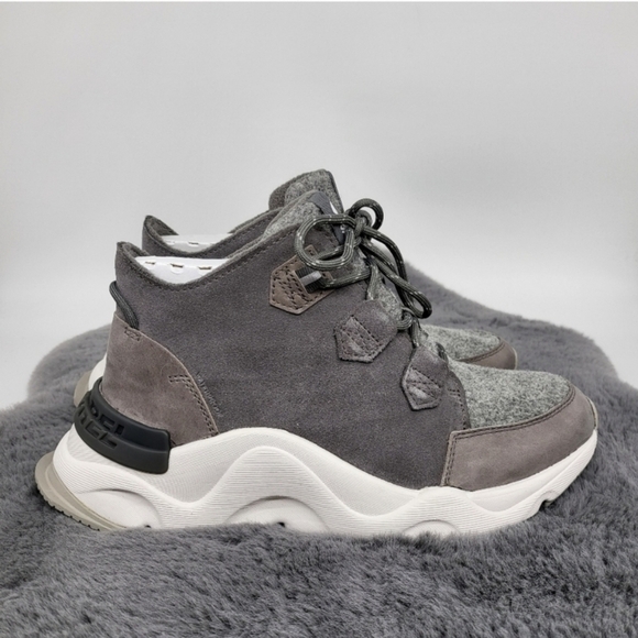 New Sorel Kinetic Rnegd Caribou Insulated Women's Sneaker Sz 9.5 - Picture 3 of 8